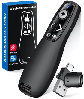 Elisween 752692241109 Presentation Clicker Wireless Presenter Remote For Powerpoint Cli