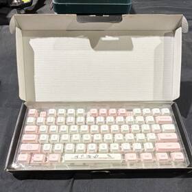 Epomaker Lpnrrcv041 Pink White Cat Theme Key Caps Set For Mechanical Keyboard English