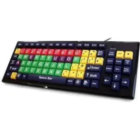 Ergoguys 060055466225 Mon2mix-ucus Multi Color Kids Usb Keyboard With Extra Large Keys