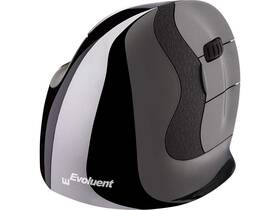 Evoluent 852153000297 Worlds First Mouse With Grooved Buttons Your Fingertips Rest In A Shallow Groove