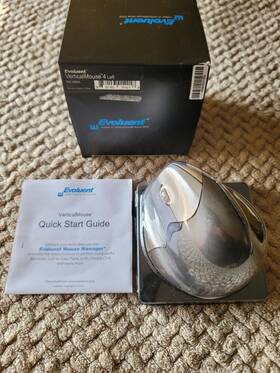 Evoluent Vm4l Vertical Mouse Left 4 Wired Usb - New