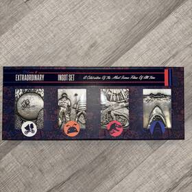 Fanattik 12541 Amblin 4 Piece Limited Edition Ingot Collection E.t. Back To The Future Jaws &