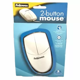 8100-12 Fellowes 98920 Vintage 2-button Mouse Plug And Play Ps/2 New #8100-12
