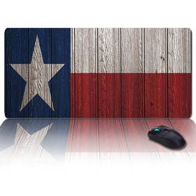 Futuregrace 119923105175 Oversized Gaming Mouse Pad Extended Xxl Computer Texas Flag On Vint