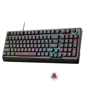 Ld-185 Gegago Mechanical Gaming Keyboard With Red Switches 98 Keys Pc
