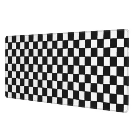 Sbd-14kf-624918056 Giinly Black And White Checkered Gaming Mouse Pad Large For Desk Mat Xxl