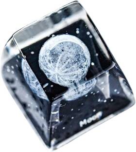 Gikzo 00127 Moon Satellite Planet Artisan Keycap R1 Sa Profile Custom Solar Planet-moon