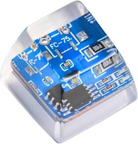 Gikzo Gik-kc-00134 Blue Circuit Board Artisan Keycap R1 Sa Profile Custom Circuit-sa-blue