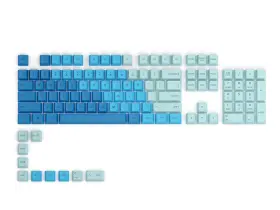 Glorious 810069970417 Gpbt Dye Sublimated Keycaps Caribbean Ocean -thick Pbt Plastic 114