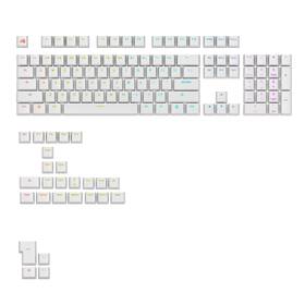 Glorious 810069978628 Gaming - Gpbt Backlit Keycaps White Translucent Shine Through Lege