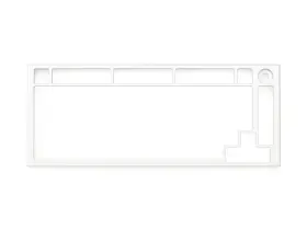 Glo-acc-p75-tf-ew Glorious Top Frame For Gmmk Pro - 75% Keyboard With Knob Gaming Aluminum