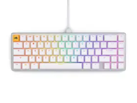 Glo-gmmk2-65-fox-w Glorious Gaming Gmmk 2-65 Percent Keyboard - White Custom Layout Compact Lo