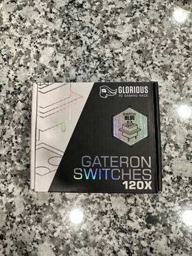 Glorious Pc 857372006228 Gaming Race Gateron - Blue Switches Tactile Clicky 120 Pieces