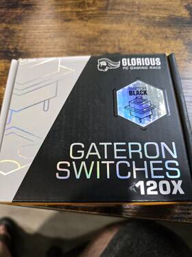Glorious Pc Gaming Race 857372006211 Gateron - Black Switches Linear Silent 120 Pieces