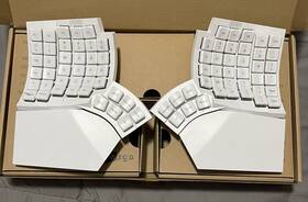 Glove80 060991451286 Moergo Ergonomic Keyboard Glv80wbl4 White Parts Only