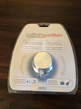 Griffin 685387010400 Powermate Programmable Usb Multimedia Controller For Mac/pc New