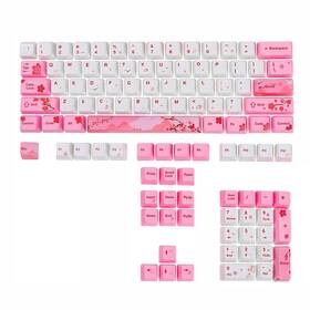 Guffercty Kred 717360922278 Gtsp 104 Pink Keycaps Cute Japanese Custom Gaming Keycap Set Of Dye-sub Oem P