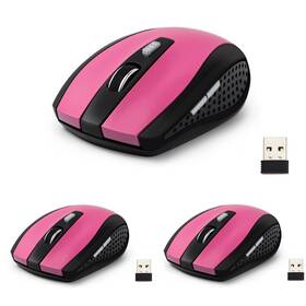 Guiheng 731262718715 3 Pack Wireless Mouse 2.4ghz Computer Mouse1200 6 Bu