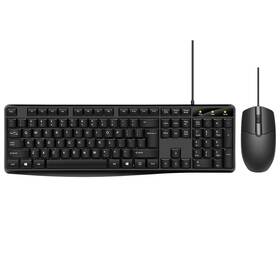 Guiheng 731262719019 Wired Keyboard And Mouse Combo Full-sized Ergonomic Computer Op