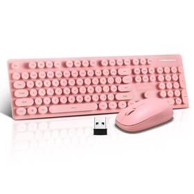 Guiheng 762238968537 Wireless Keyboard And Mouse Combo Full Size Compact Quiet