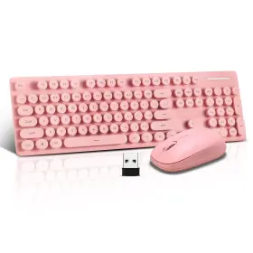 Guiheng 762238968537 Wireless Keyboard And Mouse Combo Full Size Compact Quiet