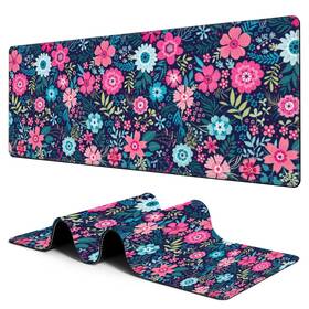 Hanazaoa L6m1p3-shu1-a1g001 Large Mouse Pad Colorful Flowers Extended Gaming Mousepad Waterproof Desk Pad