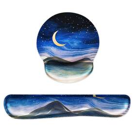 Hopipad Support-4 Ergonomic Small Mouse Pad With Wrist Rest And Keyboard Set Easy Ty