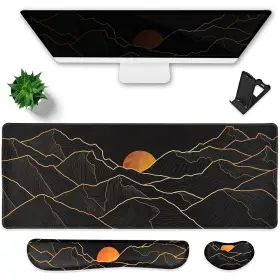 Support-7 Hopipad Large Gaming Mouse Pad Waterproof/mouse Wrist Rest/keyboard Rest Set N