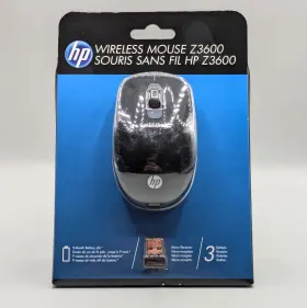 Z3600 Hp 887758646649 New Wireless Mouse Black 3-buttons Sealed