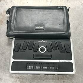 Humanware Apbt180 Untested Braillenote Apex Braille Notetaker Carry Case Clean