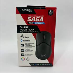 Hyperx 2502 New Pulsefire Saga Pro Black Wireless Mouse Pc/ Ps5/ Xbox Series X S