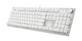 Irk74ms-wh-wh-br-gp I-rocks K74m Illuminated Mechanical Keyboard - With Gateron Hot Swappable Swi