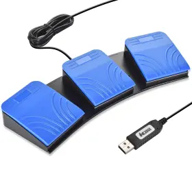 10725c Ikkegol Upgraded Usb Triple Foot Pedal Optical Switch Control 3 Key Three But