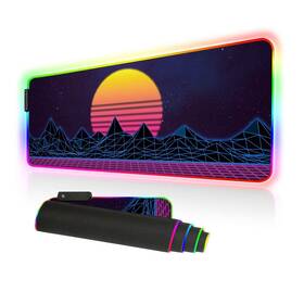 Imegny 747607202573 Rgb Mousepad Large Led Gaming Mouse Pad Oversized Glowing Mat Colorful Soft