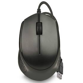 Imicro Mo-205u - 205u Black Wired Usb Optical Mouse 1200 Dpi Three Buttons Left