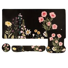 Instellar Il048pfbbrkhrmpctmops 4in1 Keyboard Mouse Pad Set Mousepad Wrist Rest W
