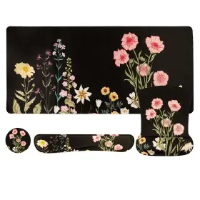 Il048pfbbrkhrmpctmops Instellar 4in1 Keyboard Mouse Pad Set Mousepad Wrist Rest W