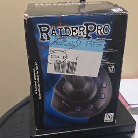 Interact P-210sm Raiderpro Wired Gameport Joystick Black Pc Controller