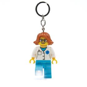 Iq Hong Kong Ltd. 895028530983 Lego Iconic Doctor Keyring Torch - 76 Mm Large Figure Ke185 Includes 2 Cr