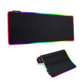 Itopfox Itmd02 Rgb Gaming Mouse Mat Pad - Large Extended Led Mousepad With 14 Lighting Modes