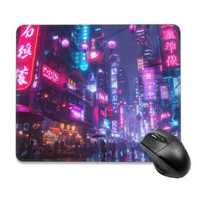 Jajnkhln 787502569302 Mouse Pad Japanese Anime Cyberpunk Neon City Pads For Desk Soft Comput