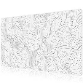 Jialong Jmp9403-bsdx01 White Topographic Large Gaming Mouse Pad Xxl Mousepad Big Mat