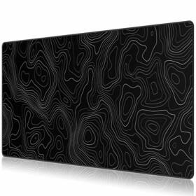 Jialong Jmp9403-hsdx01 Black Topographic Large Gaming Mouse Pad Xxl Mousepad Big Mat