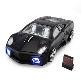 Jinfili 746591821562 2.4ghz Sports Car Wireless Mouse Optical Cool 1600dpi 3d Usb Gaming