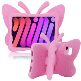 Jingangyu 730310218696 Compatible With Ipad Mini 6 7 2024 Pretty Butterfly Case For Kids Girl Light
