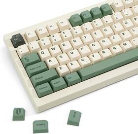 Jolintal Tnus-161 130 Keys Green Pbt Keycaps Mda Profile Dye Sub Custom Keycap English