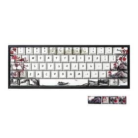 Jsjt Js-mh-80-us Custom Keycap Set Keycaps 60 Percent Plum Blossom Key Caps Pbt Dye-subli