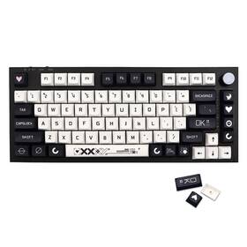 Jsjt Js-smzy-128-us Key Caps Xda Profile Black And White Keycaps 126 Keys Theme Pbt Dye Sub