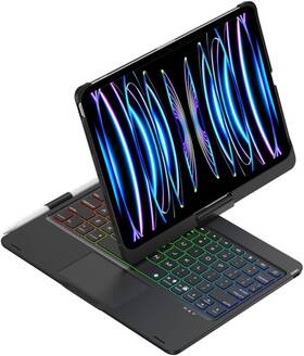 Kaidisen Kaidisen-hsh-hb2 360 Rotatable Keyboard Compatible With Ipad Pro 2024 Ipadpro11 Inch M4 Black