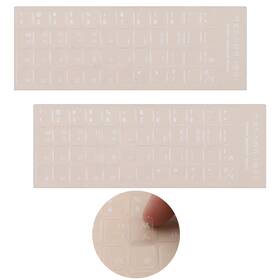 Keanboll 782895243280 2pcs Pack Transparent Korean Keyboard Stickers Repl